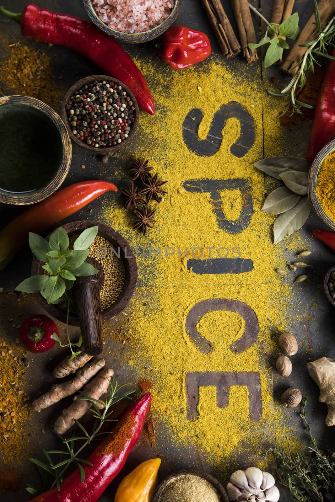 Colorful spices