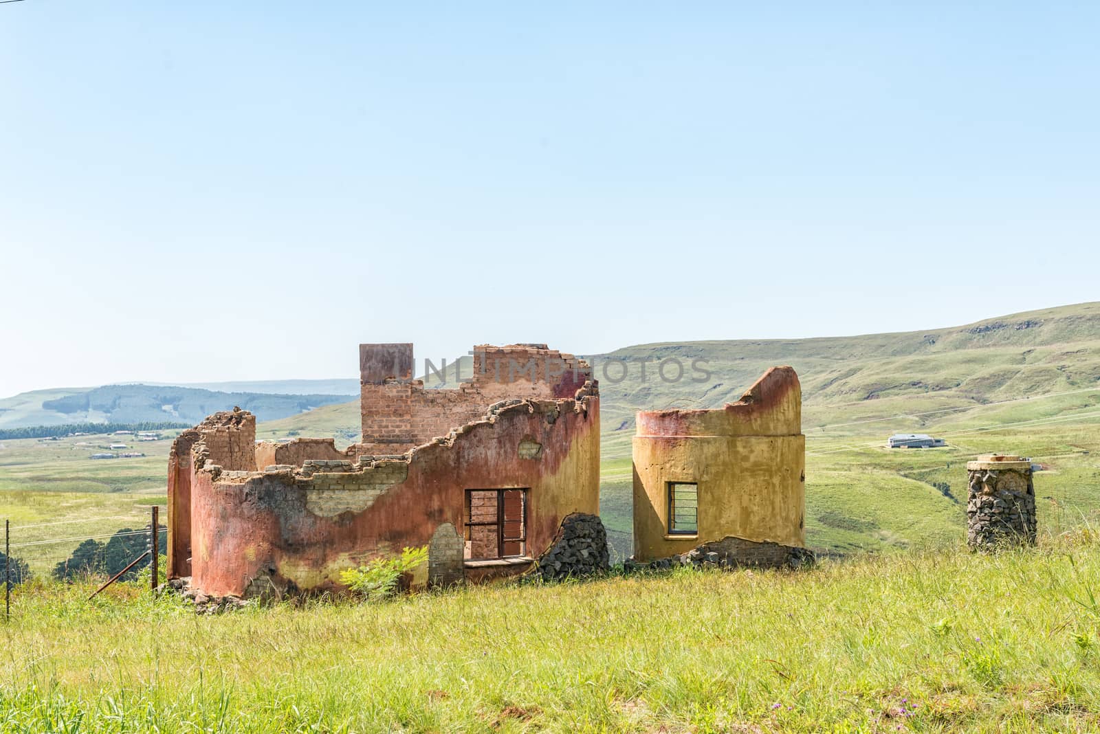 A ruin near Monks Cowl in the Kwazulu-Natal Drakensberg