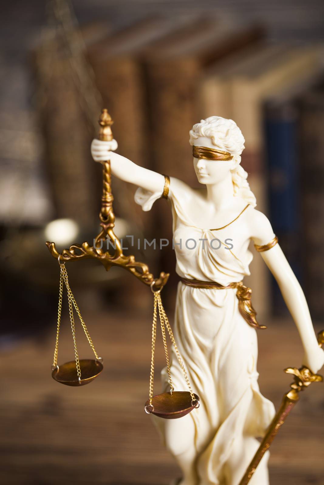 Statue of lady justice, Law concept