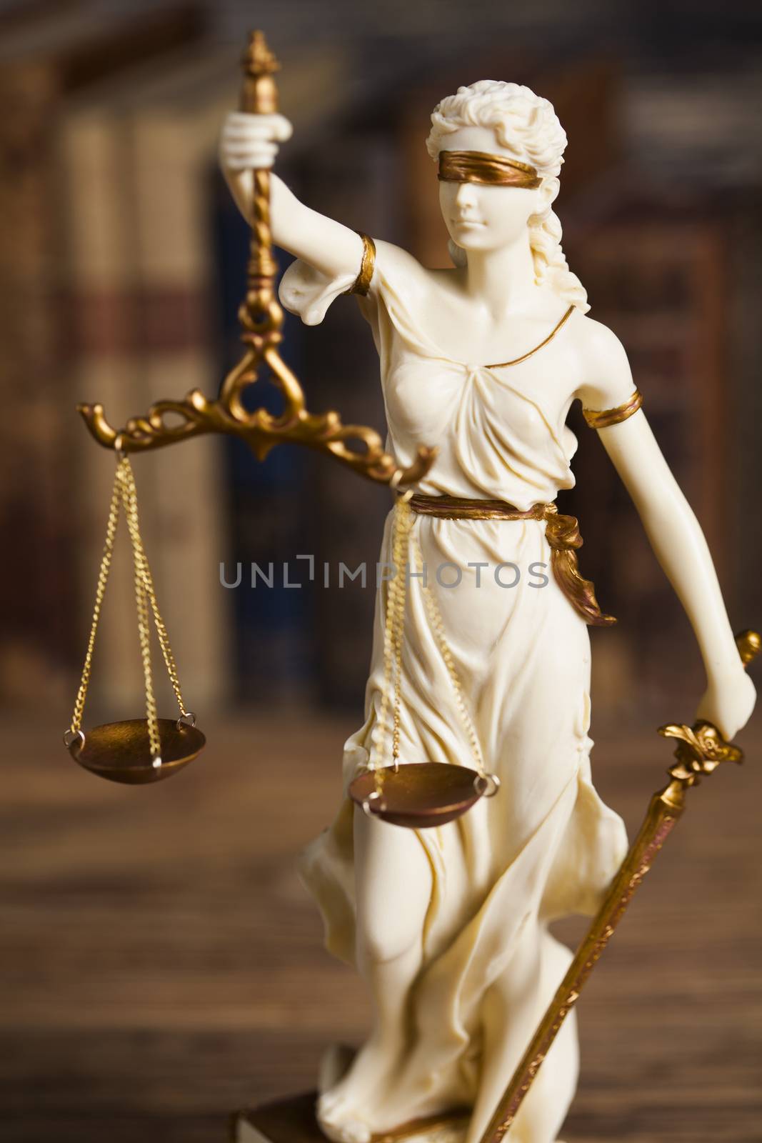 Statue of lady justice, Law concept