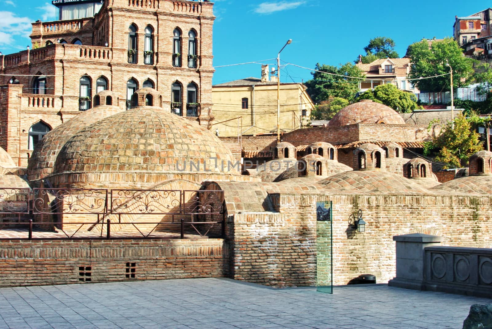 Old sulfur baths in the old city of Tbilisi
