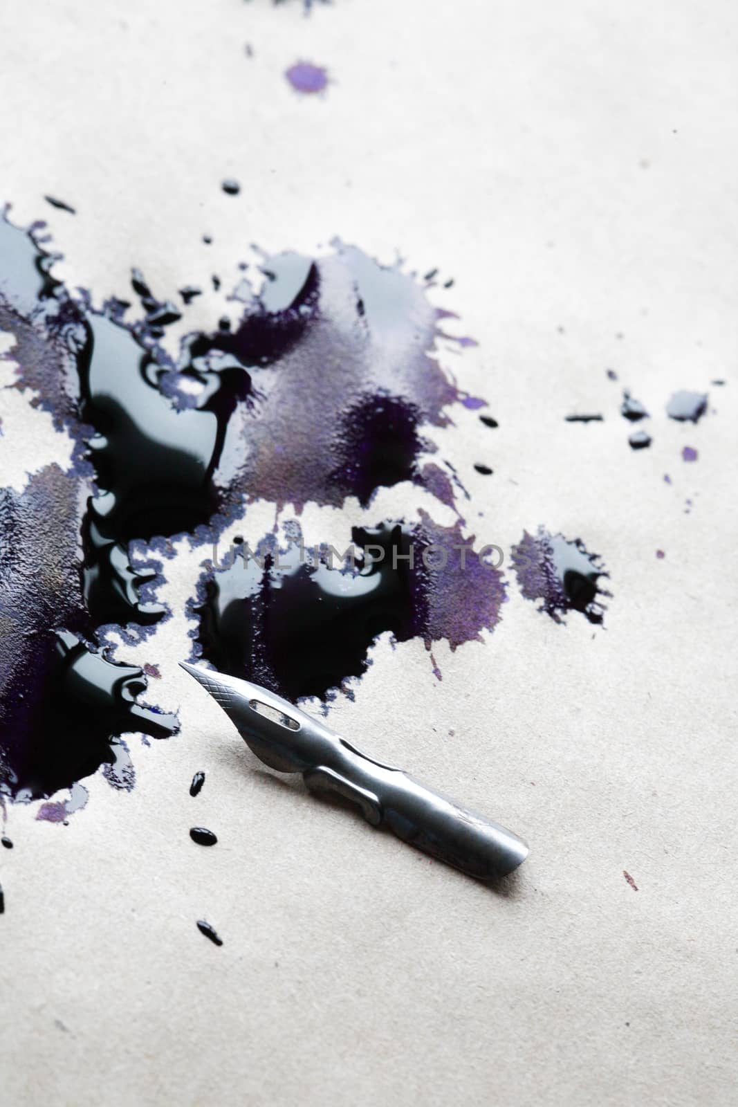 Inkblot On Paper by kvkirillov