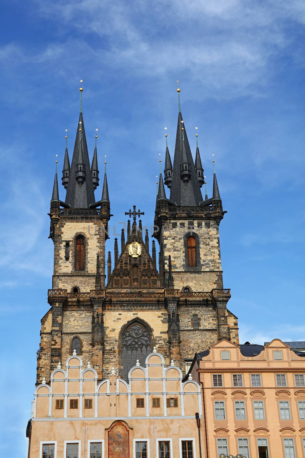 Cathedral of Our Lady before Tyn in Prague, Czech by BreakingTheWalls