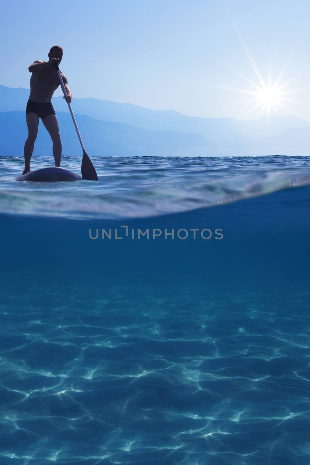 Stand up paddle boarding by destillat