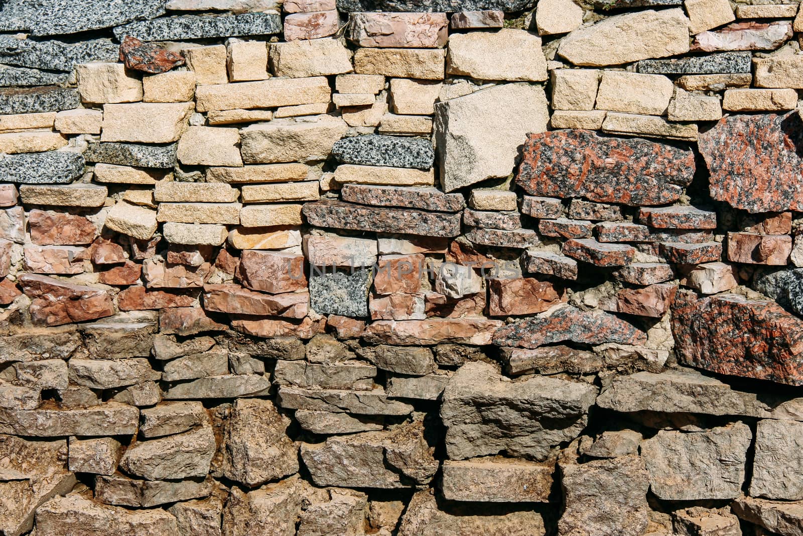 Modern style design decorative uneven cracked real stone wall surface