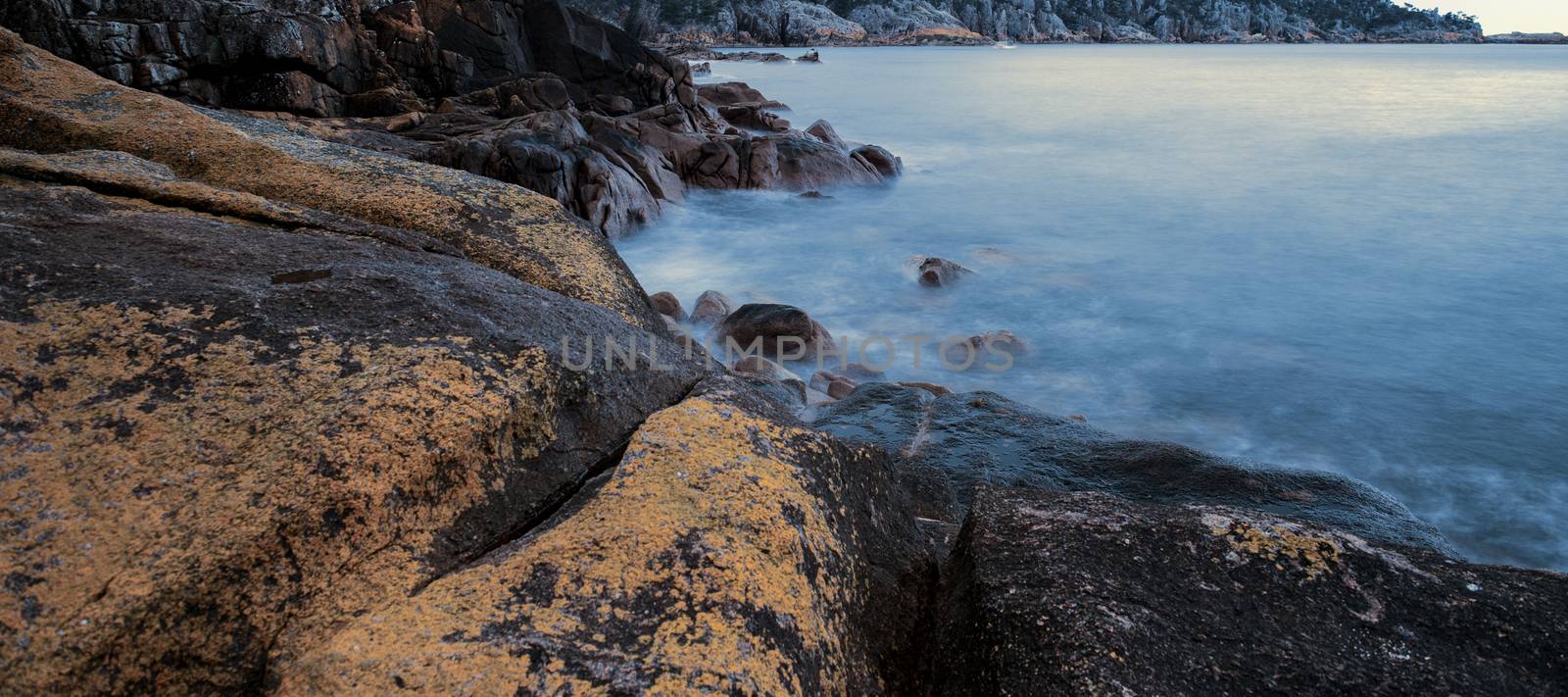 Sleepy Bay in Freycinet National Park by artistrobd