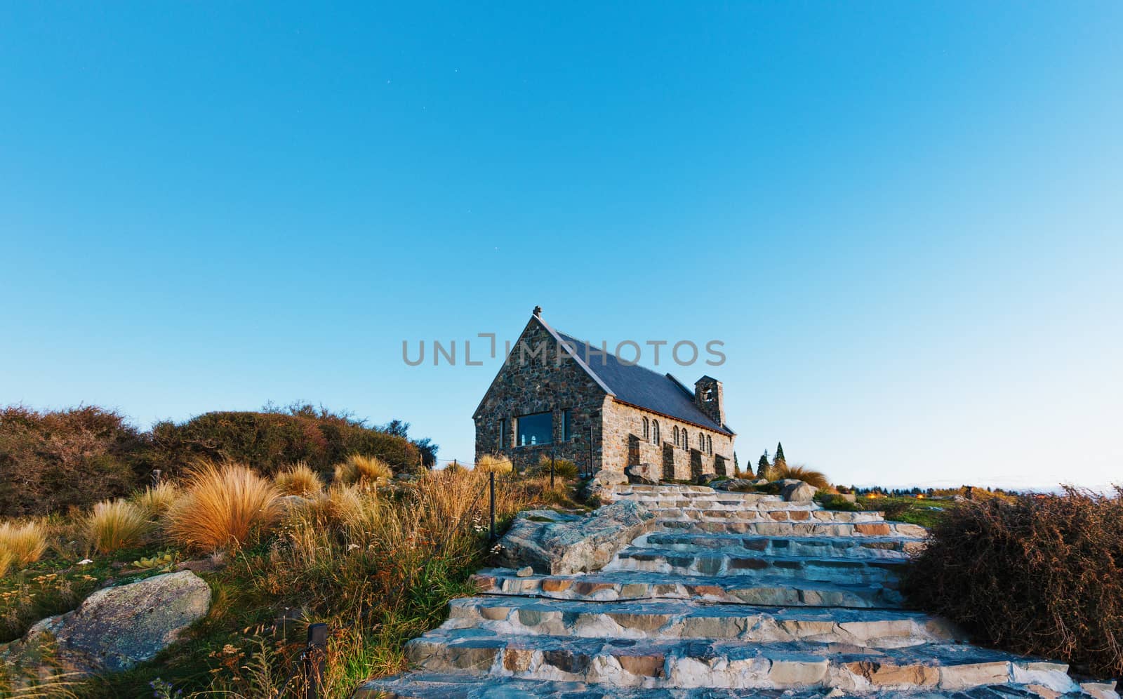 Lake Tekapo Church. South, canterbury. by cozyta