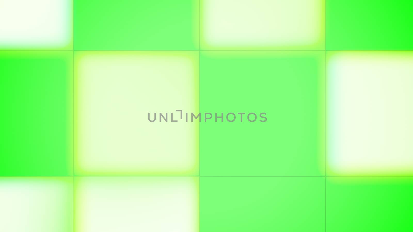 A hilarious 3d illustration of salad and white led square buttons forming a childish backdrop decoration for an optimistic event. It forms the mood of happiness and enjoyment! 