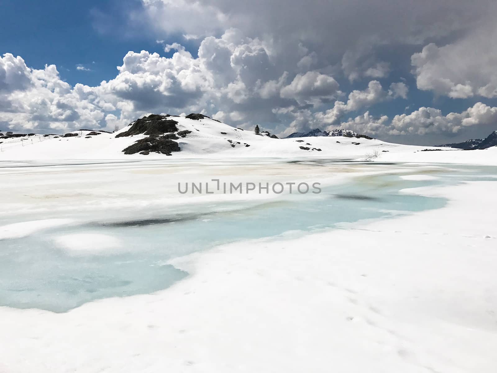 Alps in winter by Kartouchken