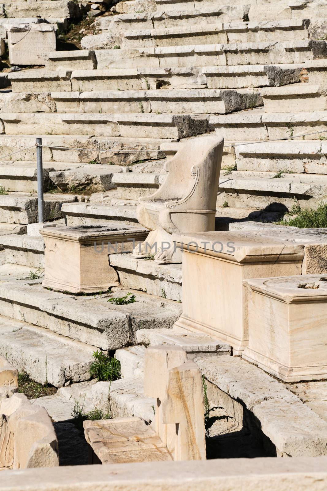 Theatre of Dionysus at the Acropolis in Athens, Greece