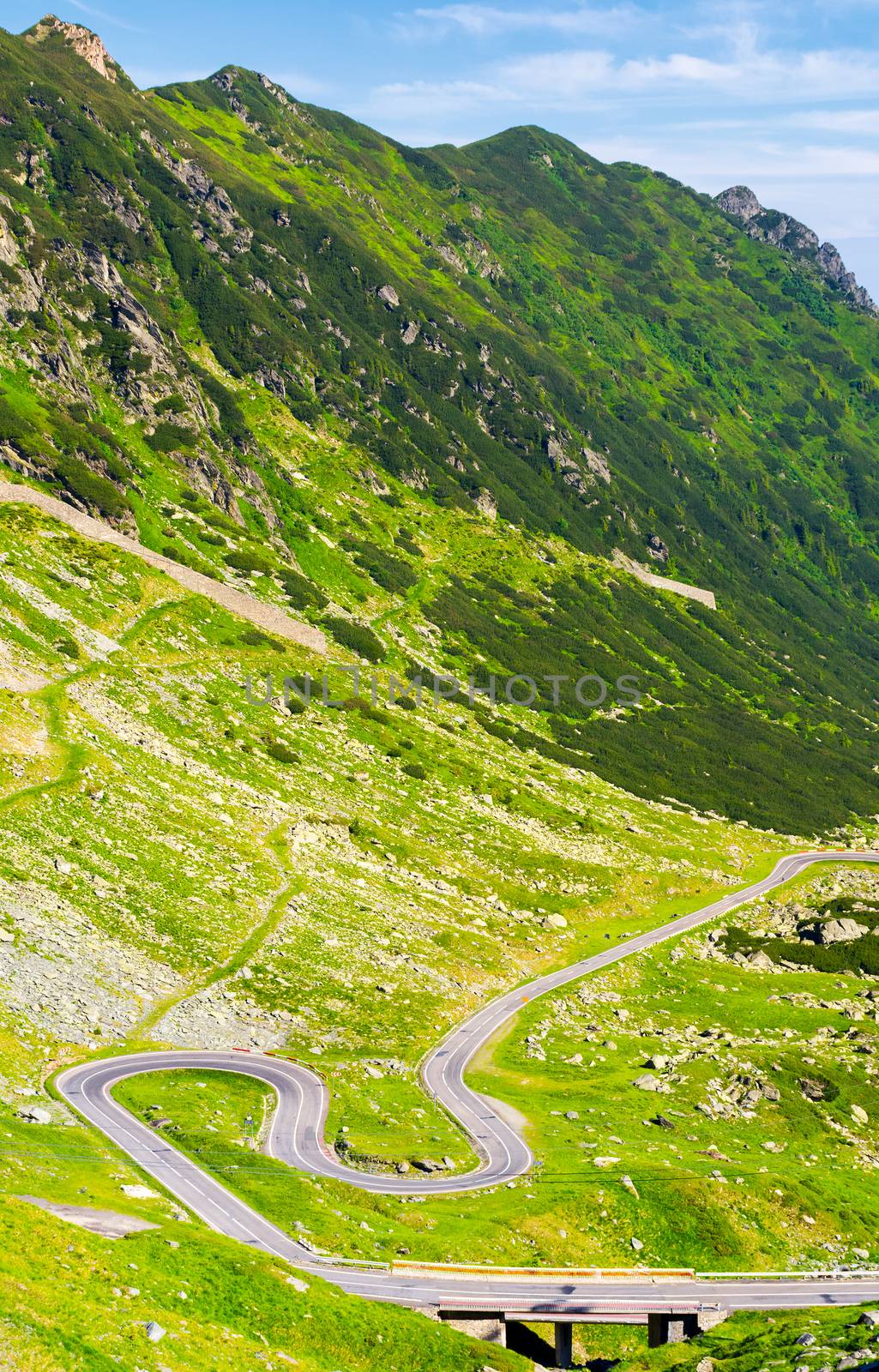 legendary Tranfagarasan road in Romanian mountains by Pellinni