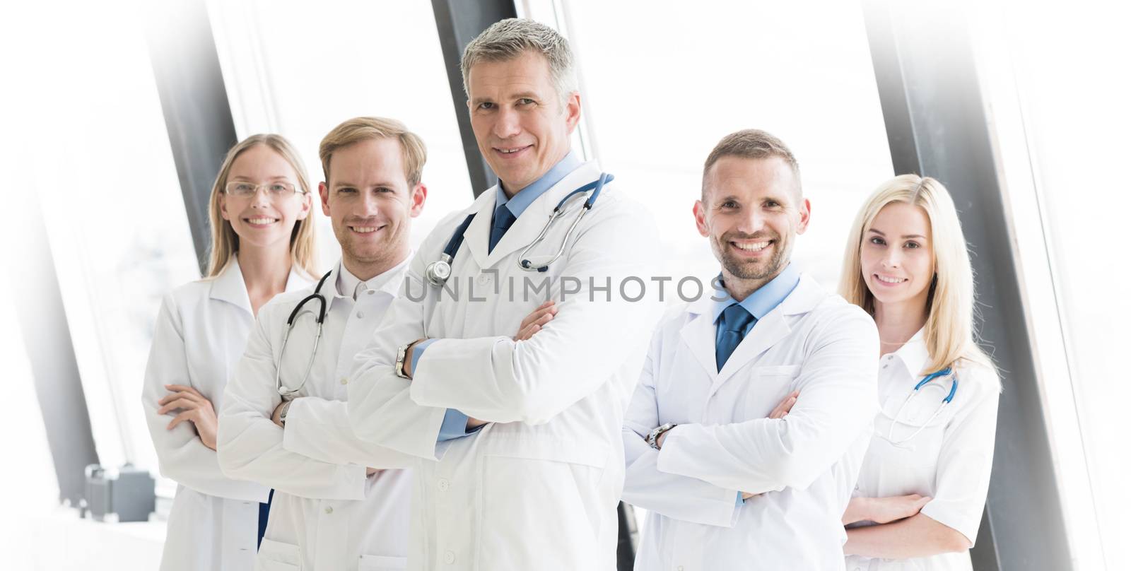 Team of medical doctors by Yellowj