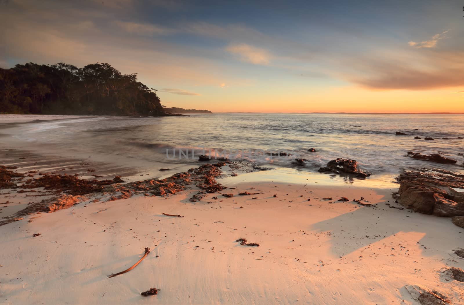 Morning light at the beach by lovleah