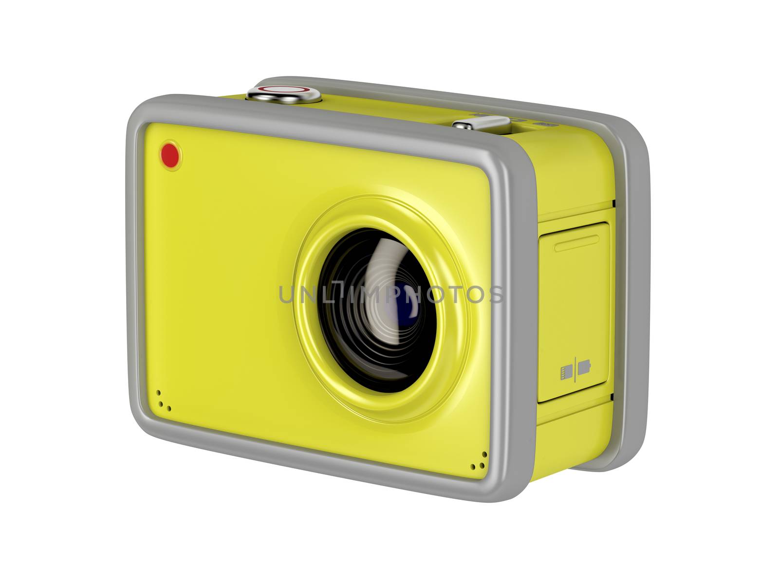 Action cam on white background by magraphics