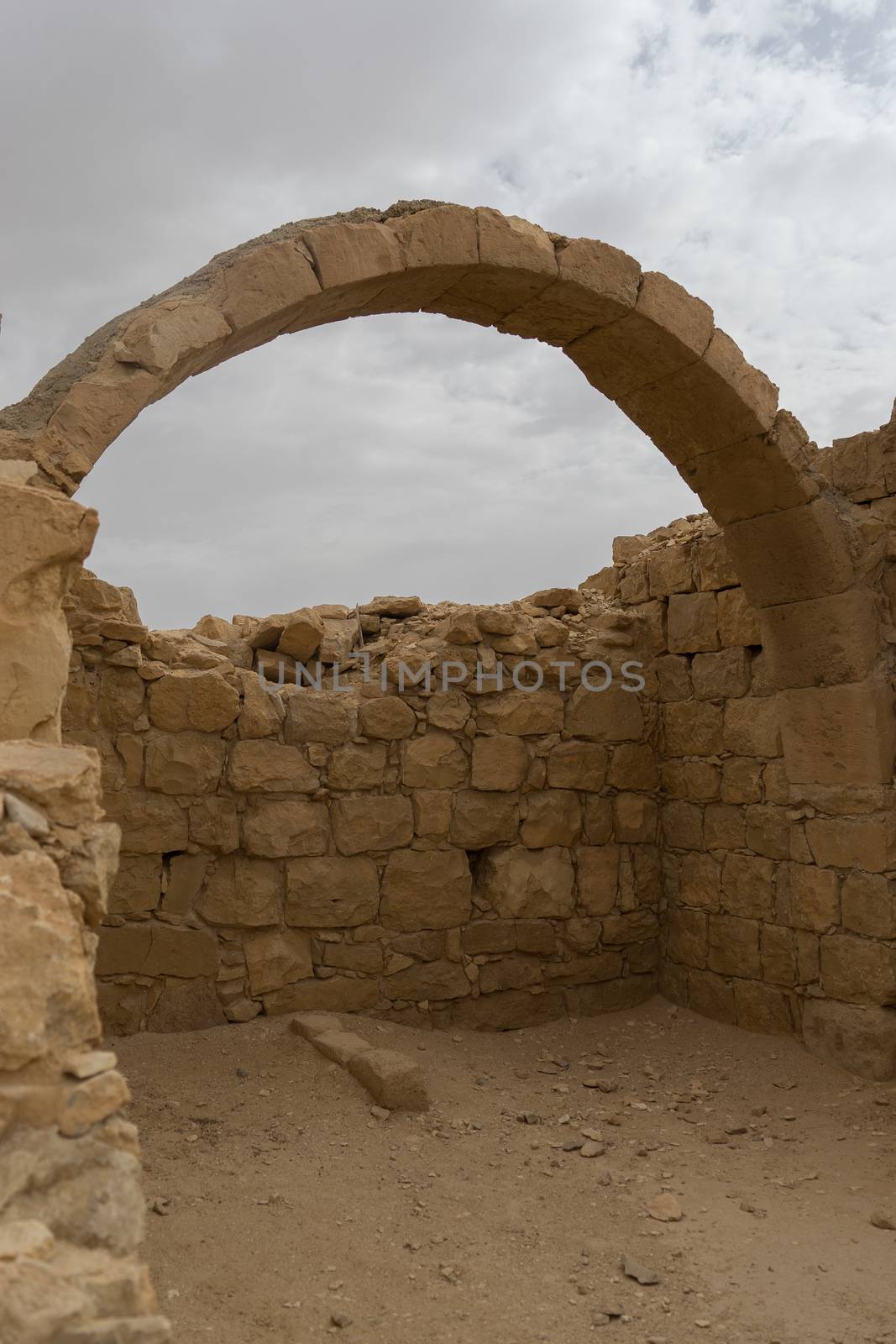 Shivta archaeology ruins in israel by javax