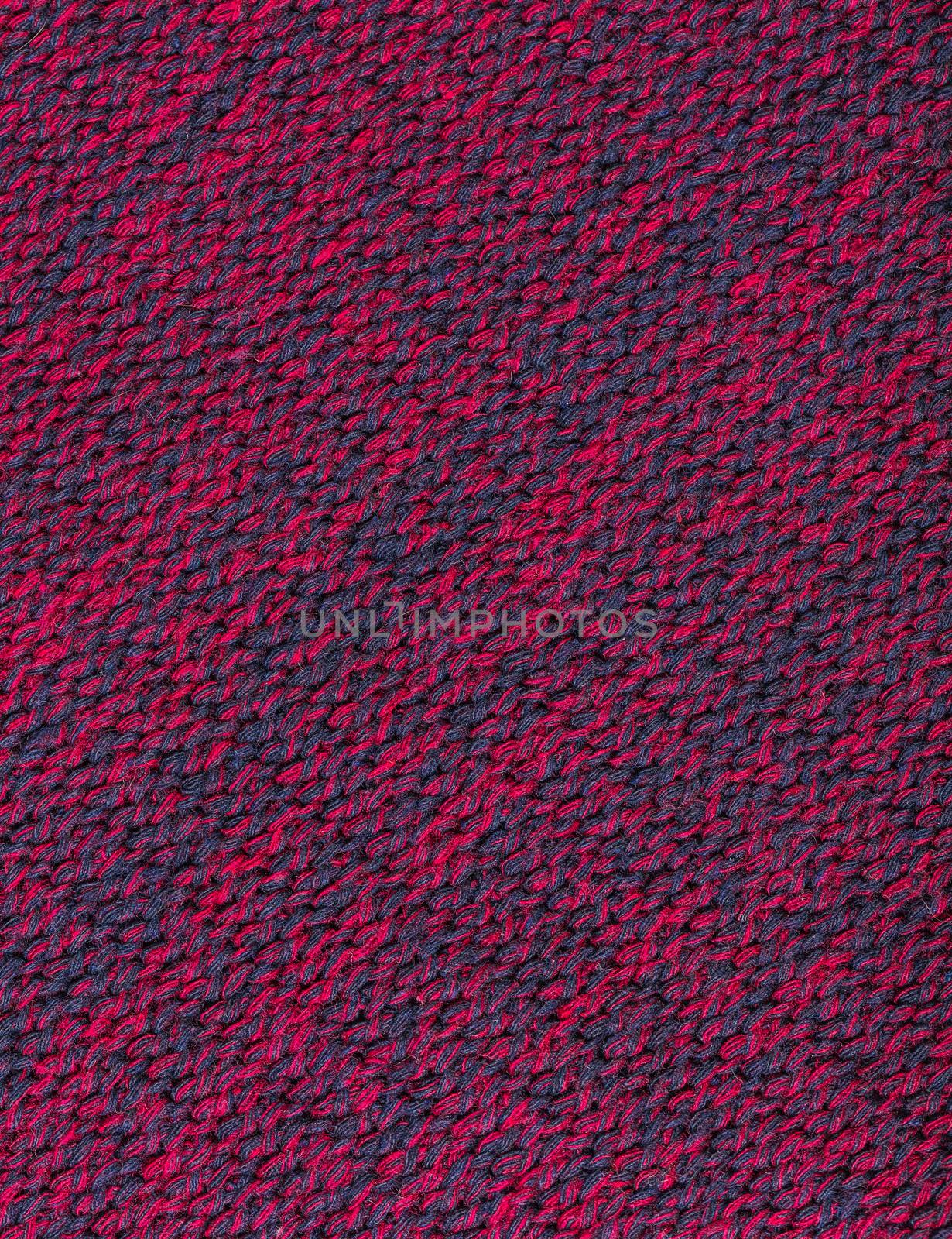 abstract texture background woolen knitted fabric close-up