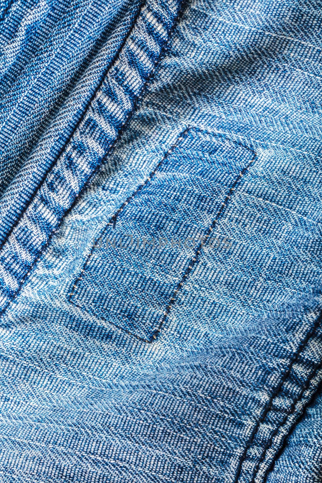 texture of denim cloth close-up by MegaArt