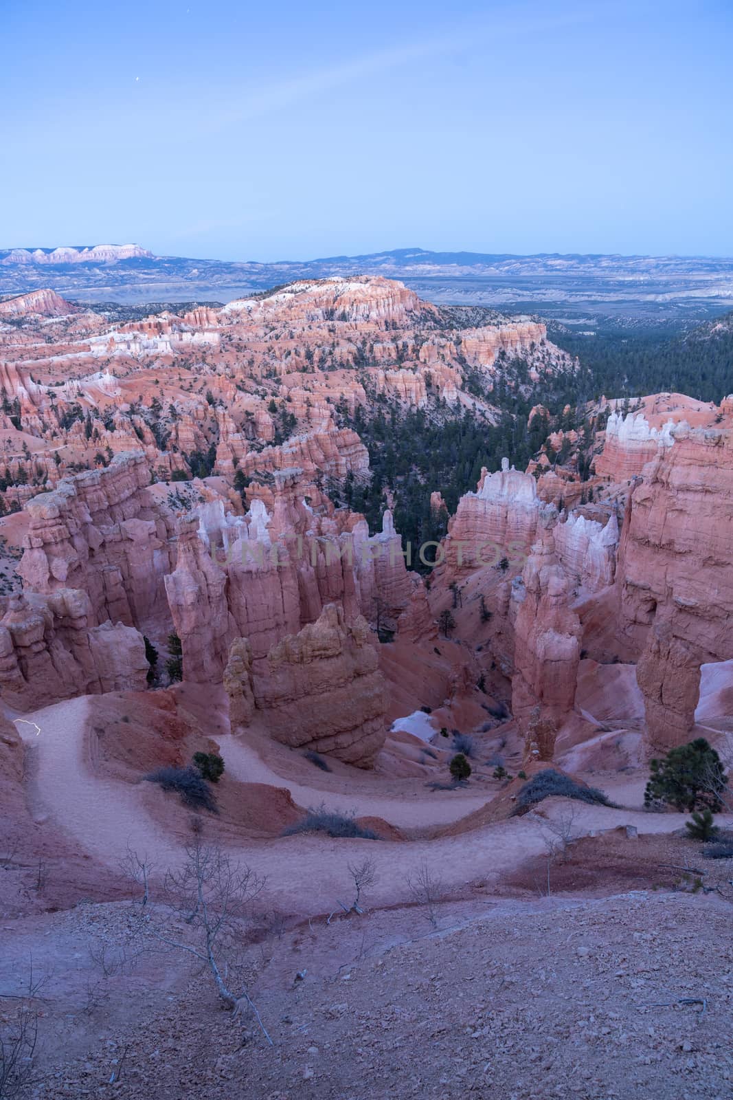 Sunset at Bryce Canyon National Park Utah USA