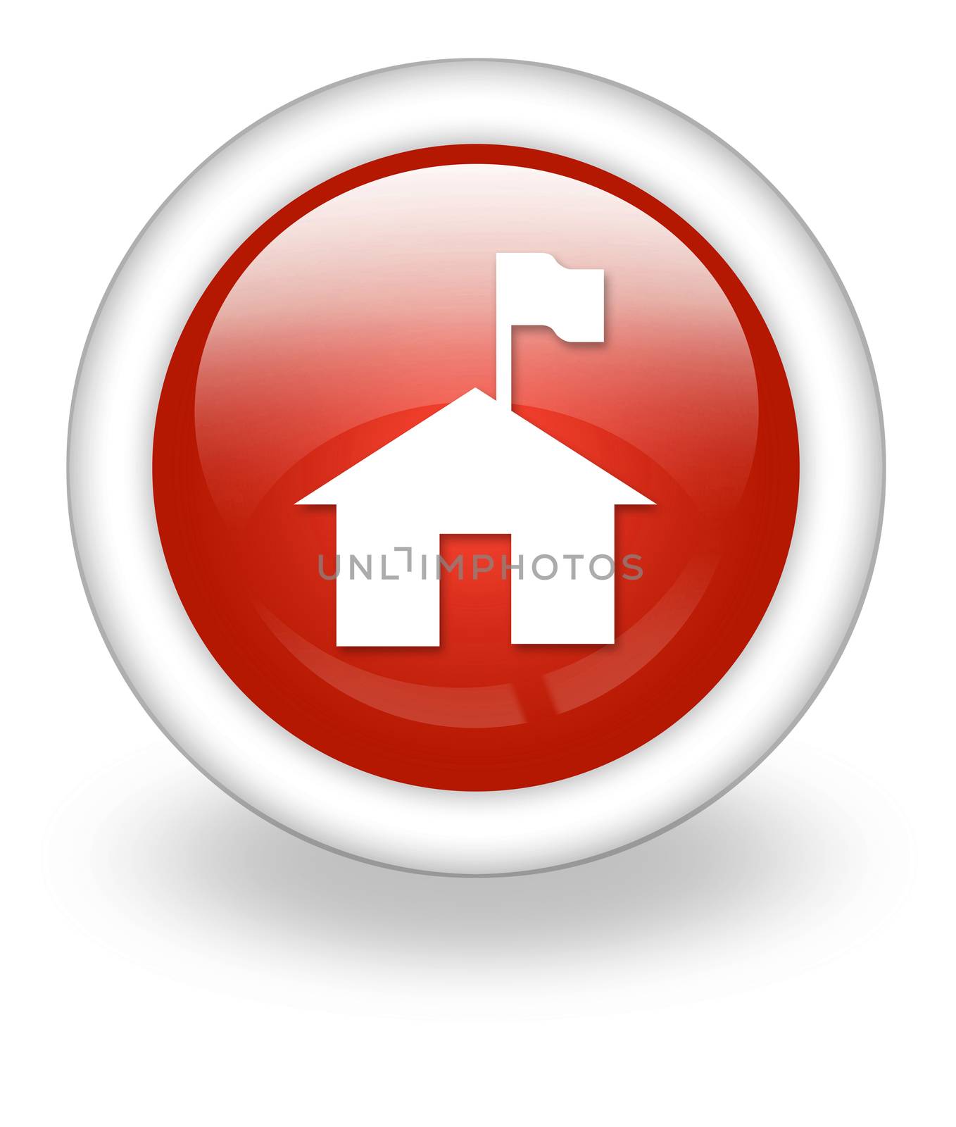 Icon, Button, Pictogram Ranger Station by mindscanner