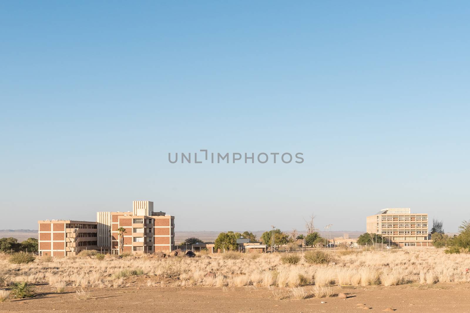 The State Hospital in Keetmanshoop, the capital town of the Karas Region of Namibia