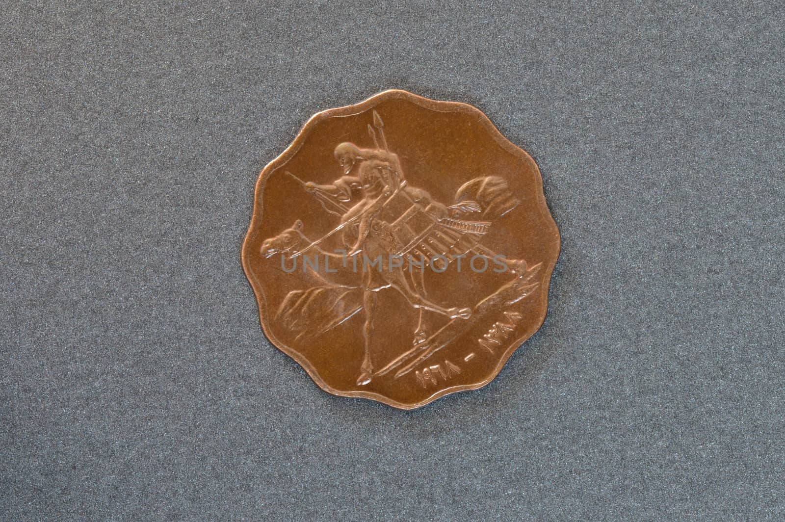 Copper arabian coin by Vectorex