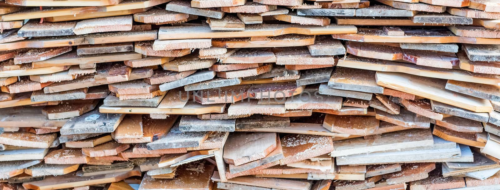 Stack of wood by marcorubino