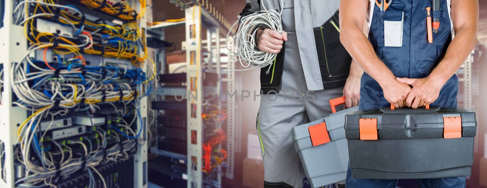 servers in server room by rusak