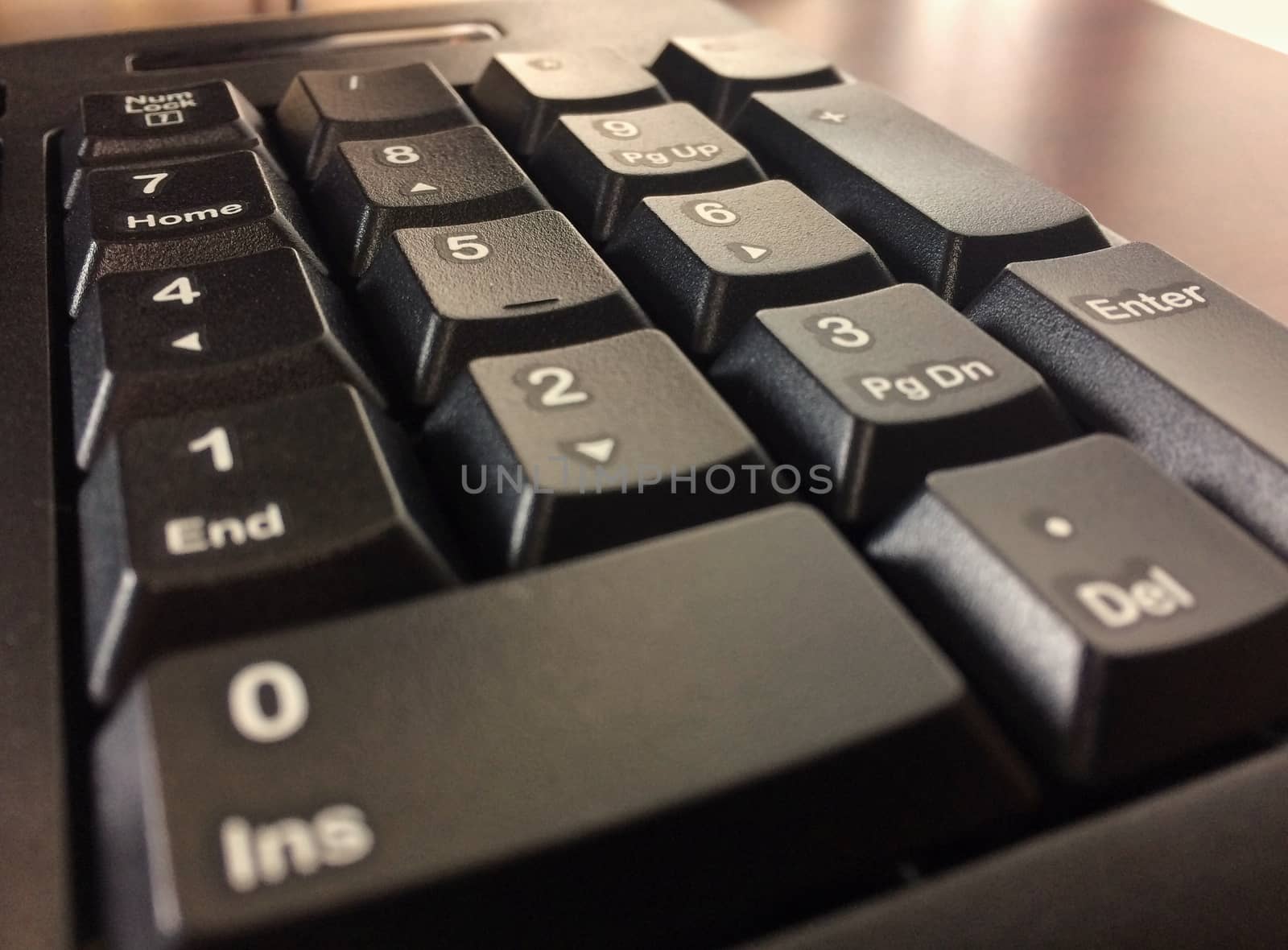 Numbers on the keyboard