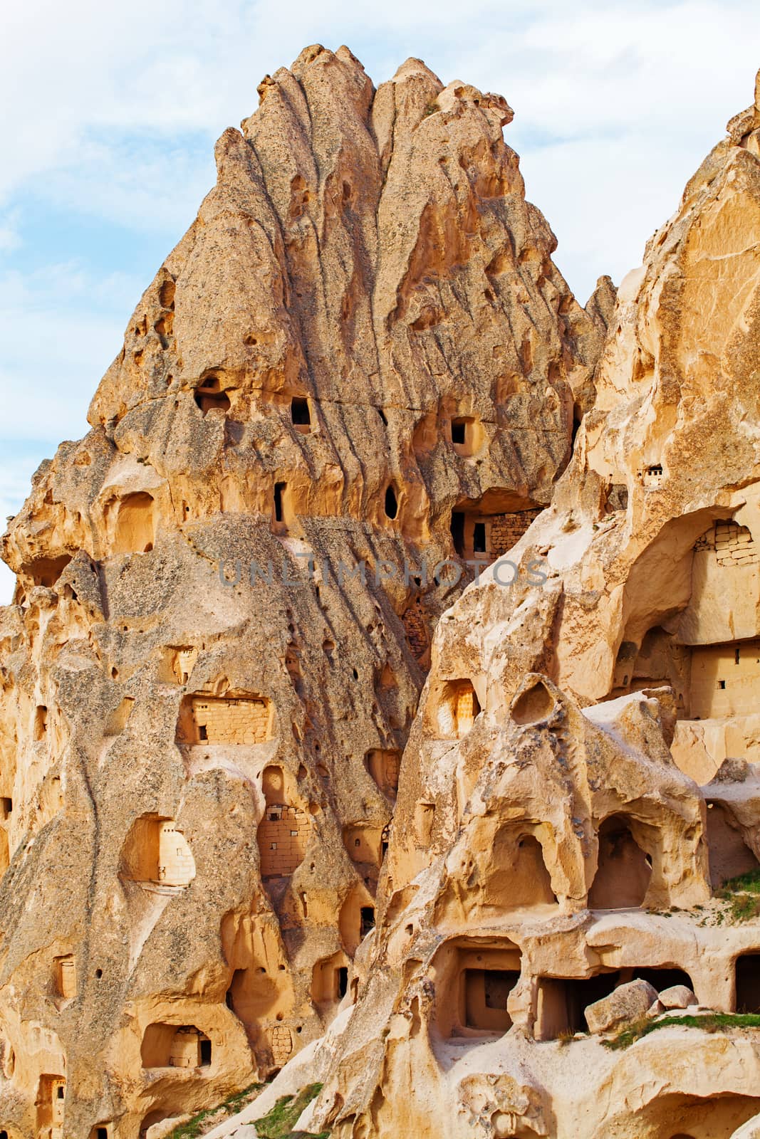 Natural stone fortress in Uchisar by igor_stramyk