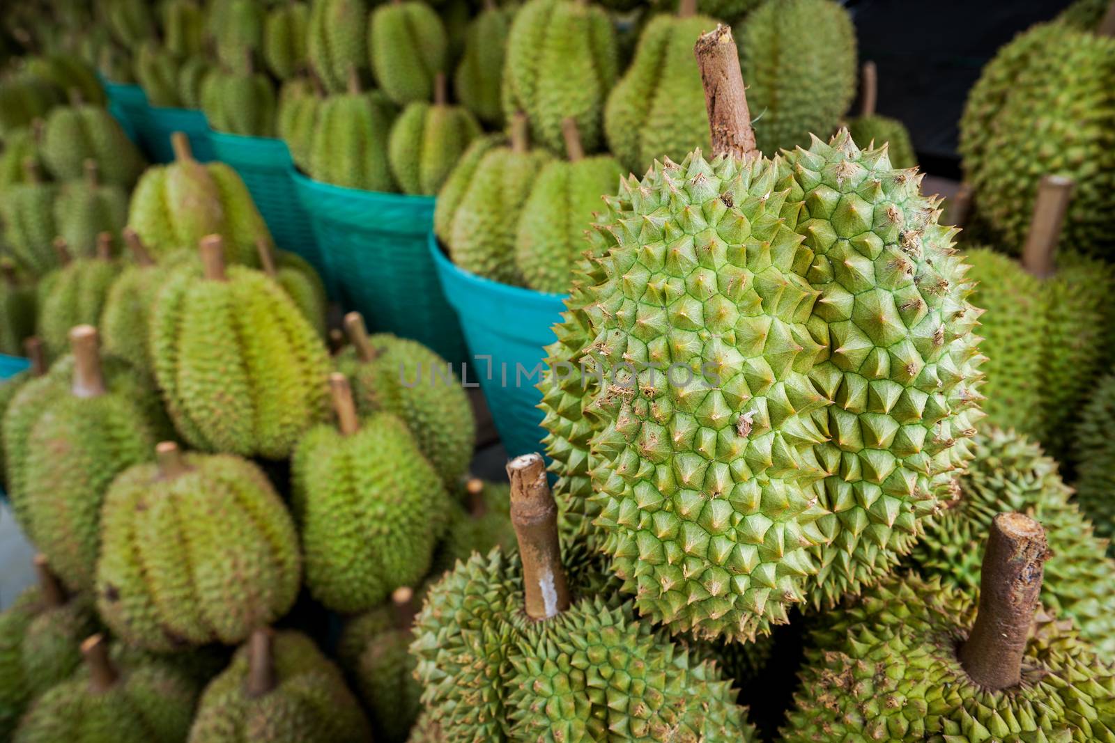 Durian on the basket by antpkr