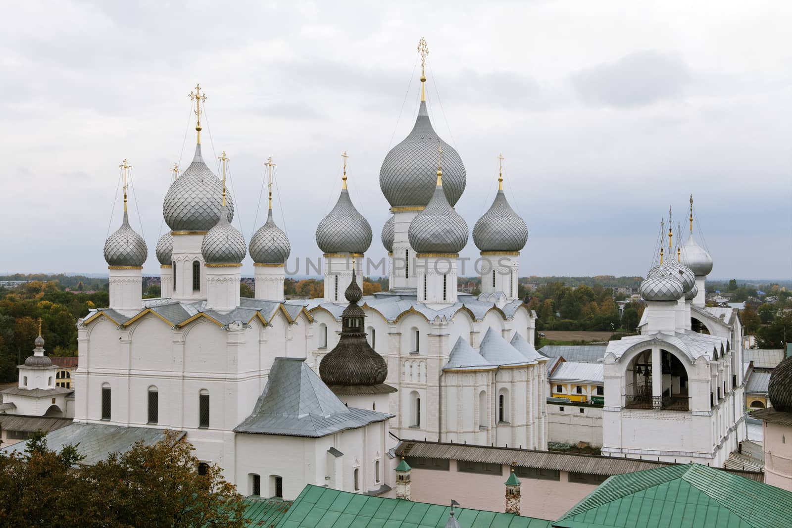 Kremlin of Rostov, old Russian town in the Golden Ring
