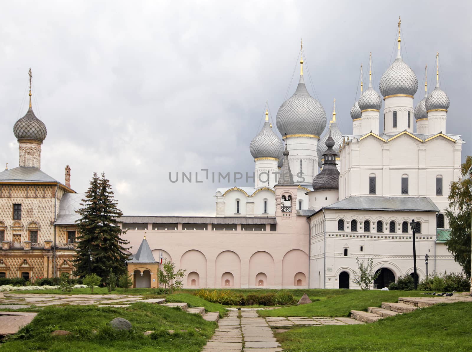 Kremlin of Rostov, old Russian town in the Golden Ring