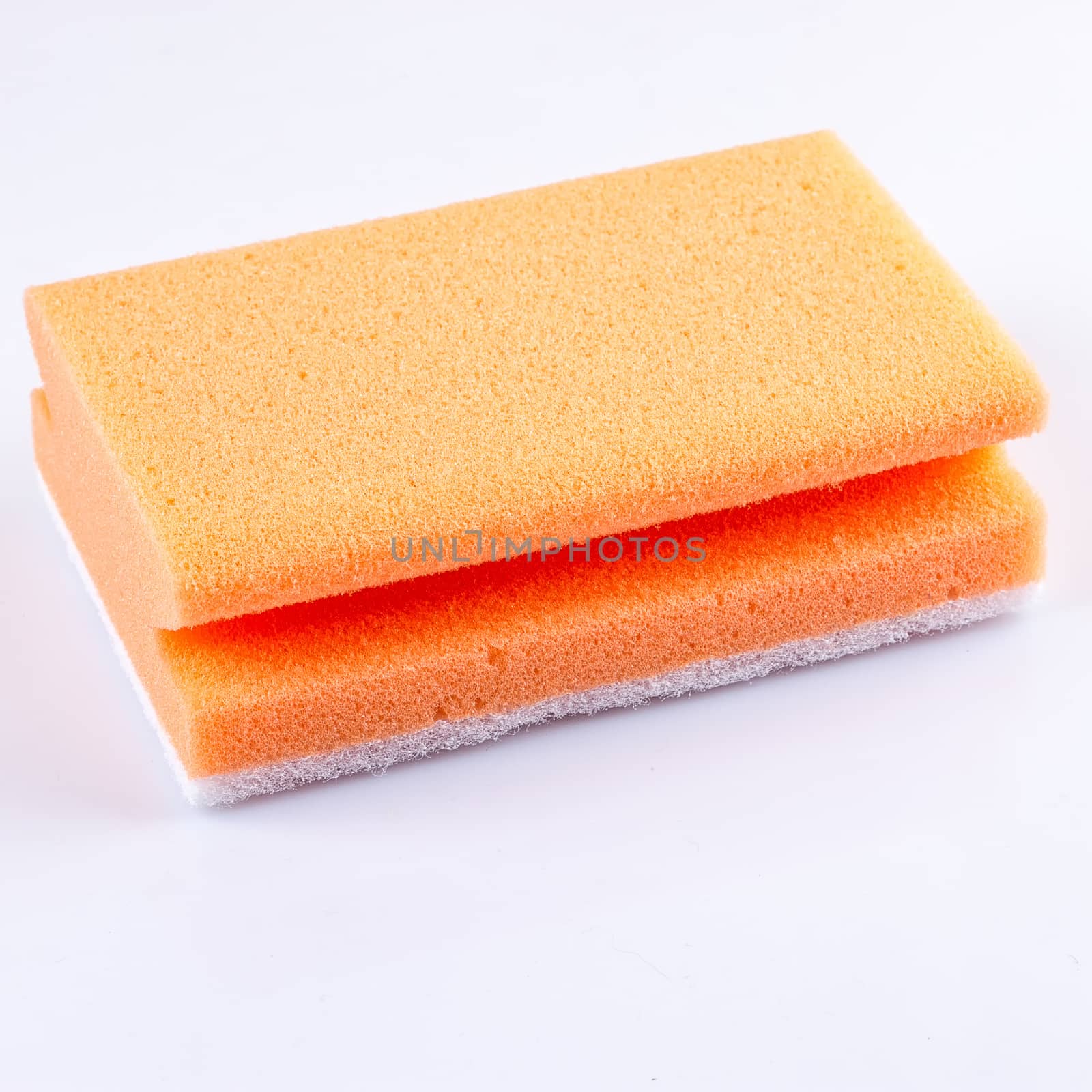 colored sponges close up by victosha