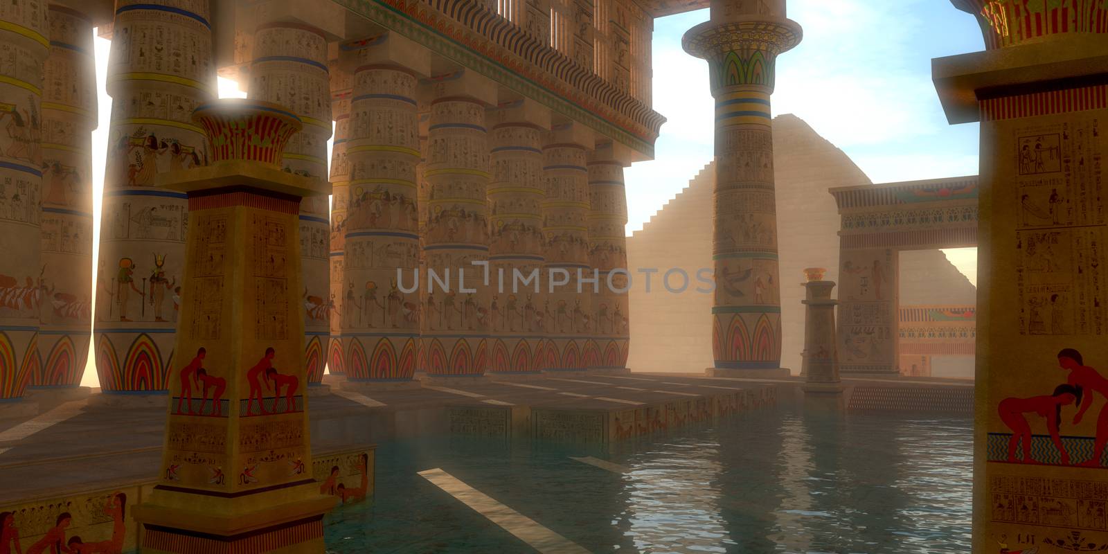 Egyptian Bath by Catmando