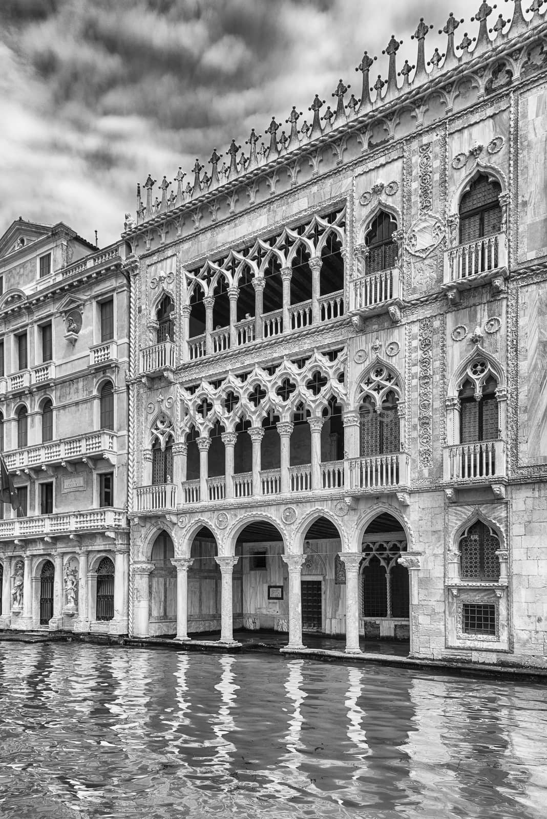 Facade of Palazzo Santa Sofia aka Ca D'Oro, Venice, Italy by marcorubino