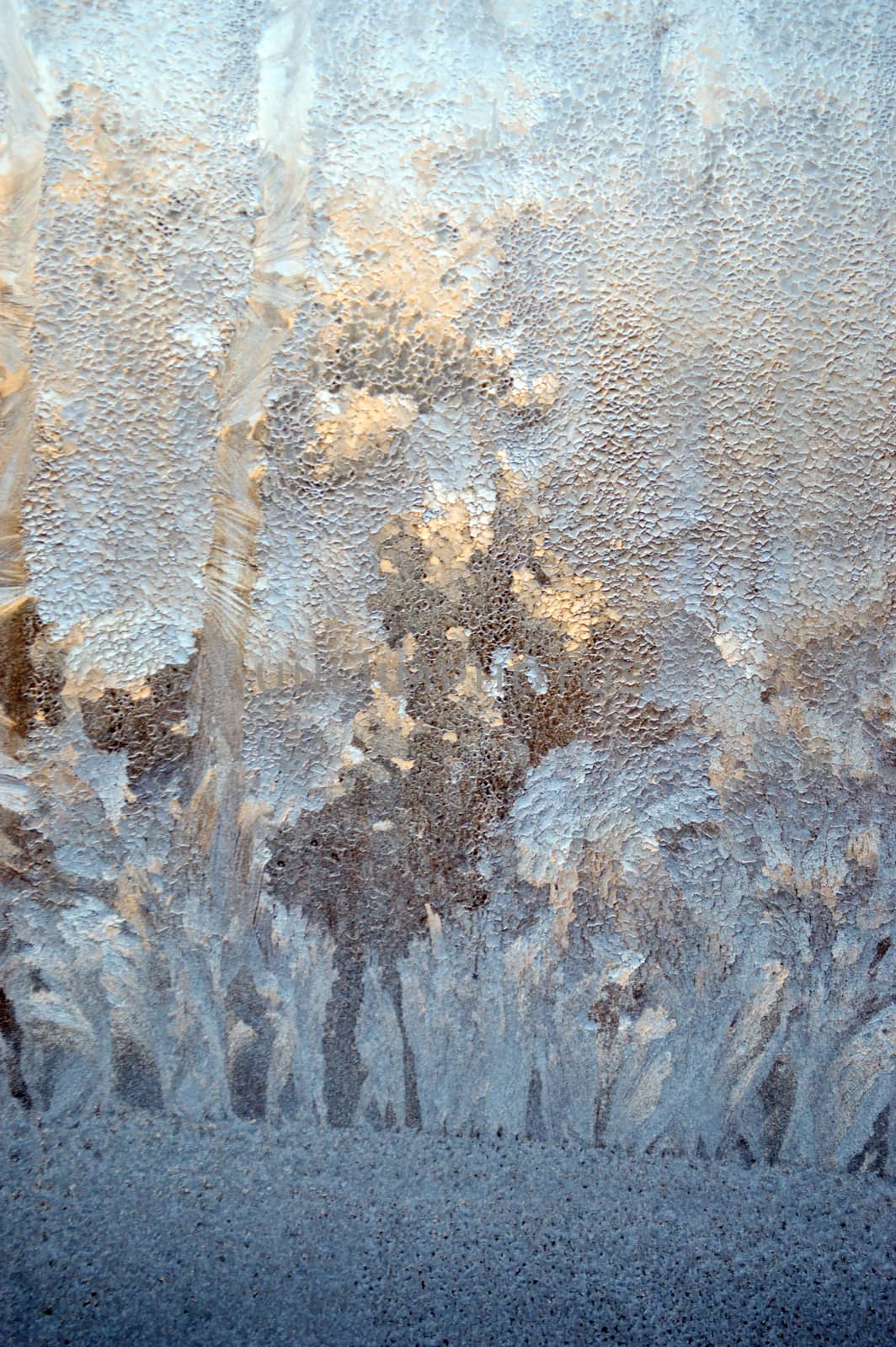 background frost on the window by mayboro
