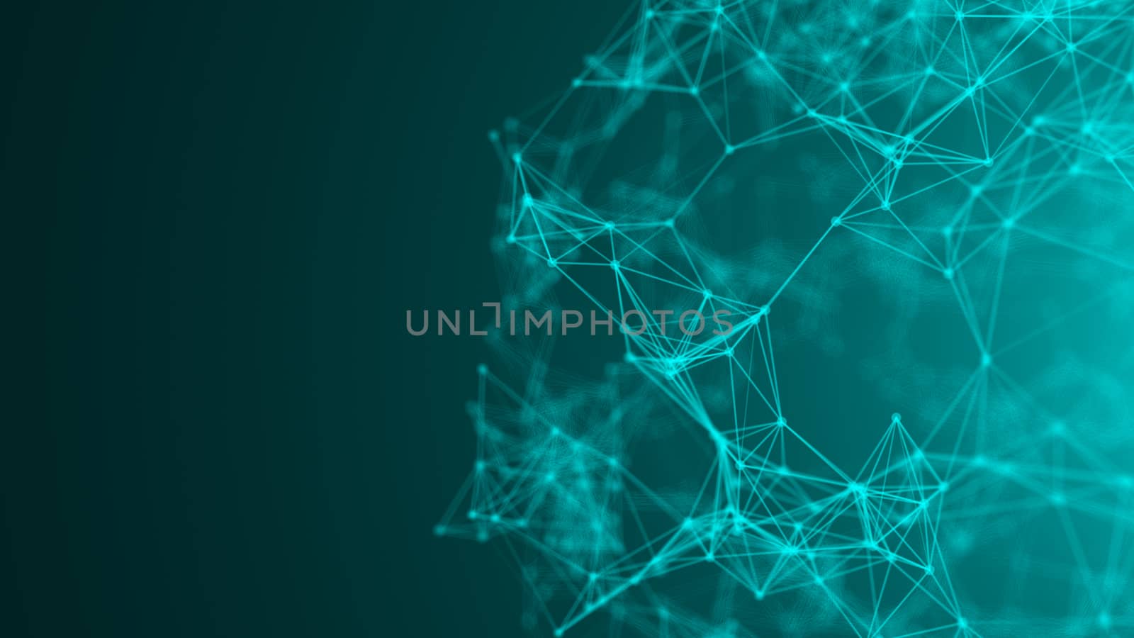 Abstract background with connection dots by nolimit046
