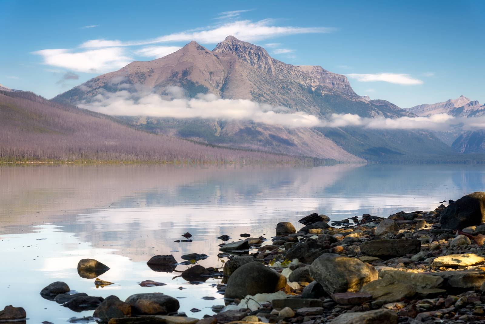  View of Lake McDonald in Montana by phil_bird