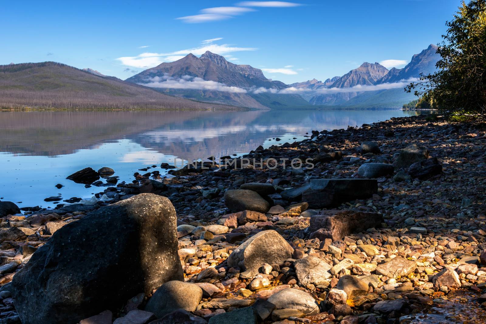 Rocks along the Shore of Lake McDonald by phil_bird