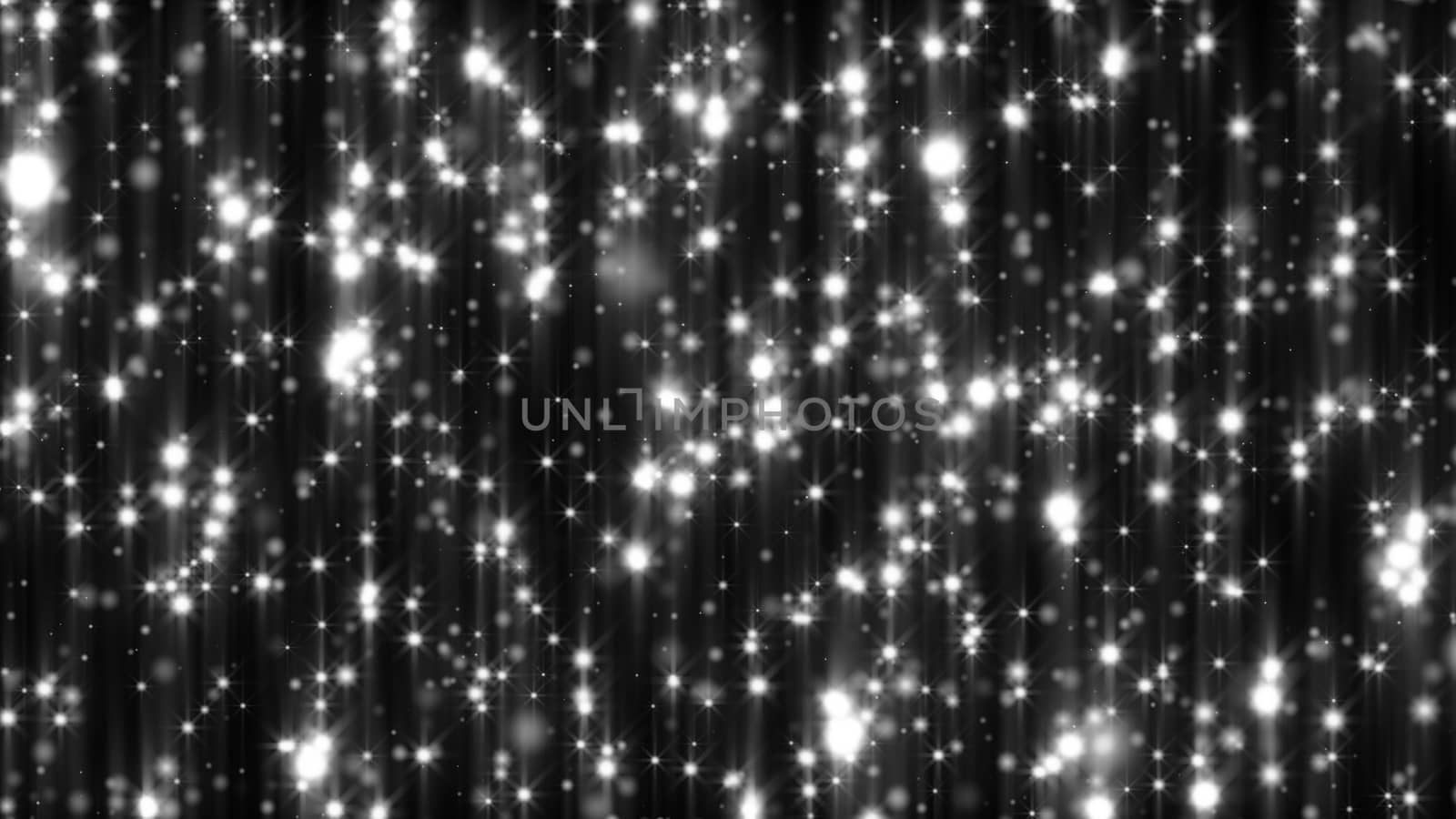 Lights on grey background. Abstract backdrop. 3d rendered