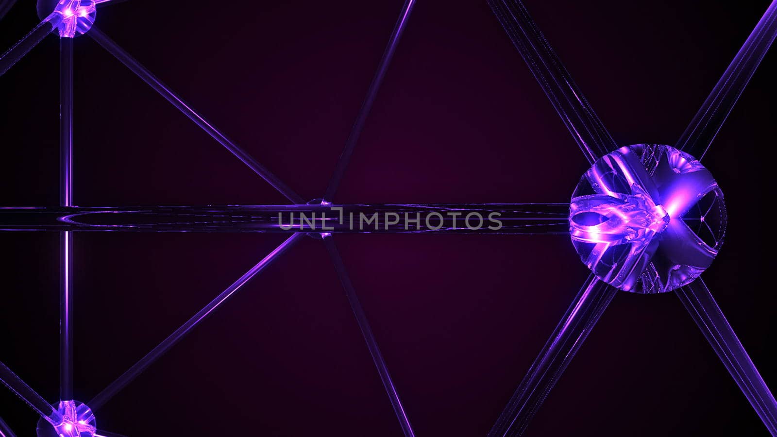 Abstract Molecular Structure. Technology backdrop. 3d rendered