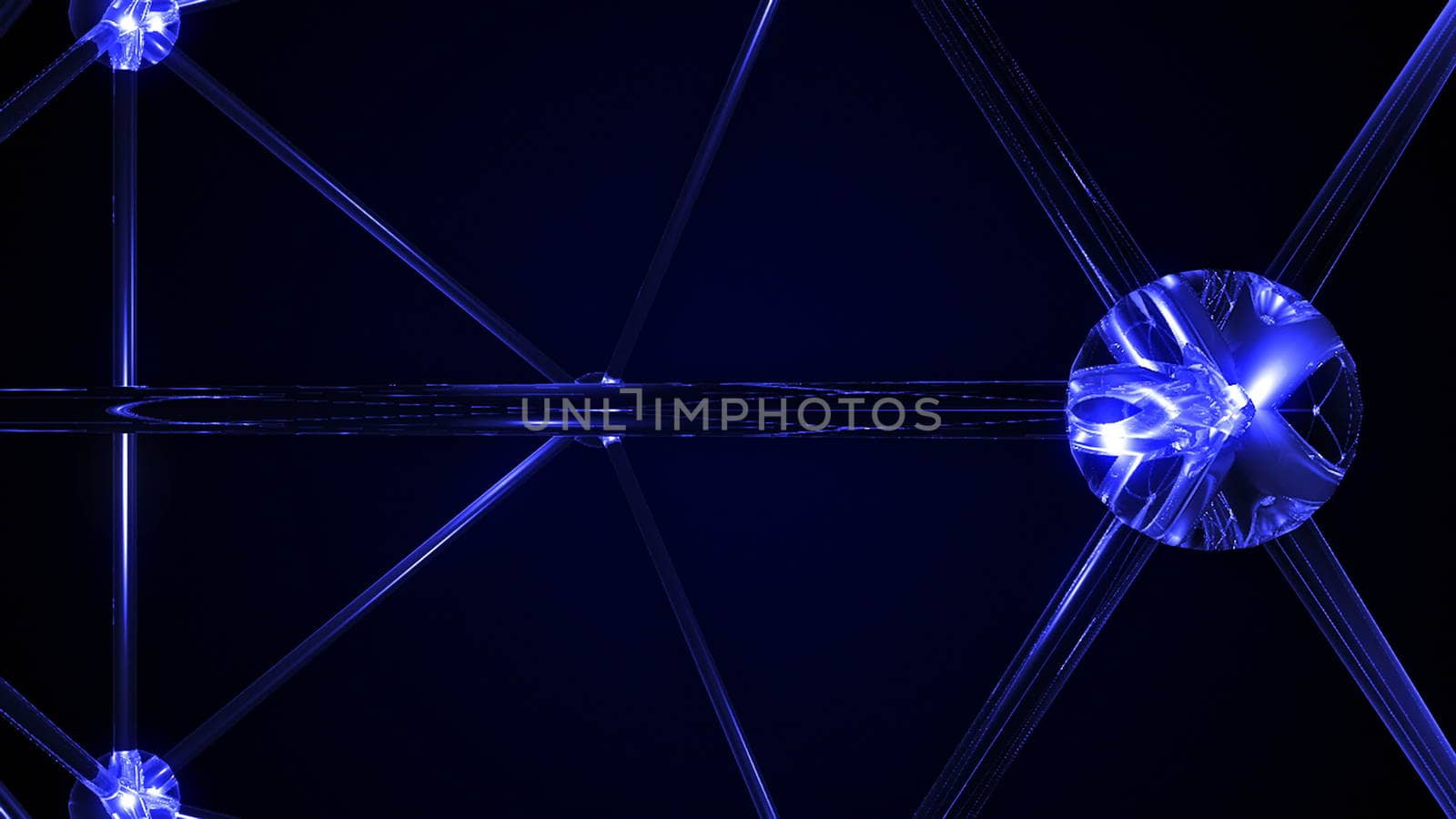 Abstract Molecular Structure. Technology backdrop. 3d rendered