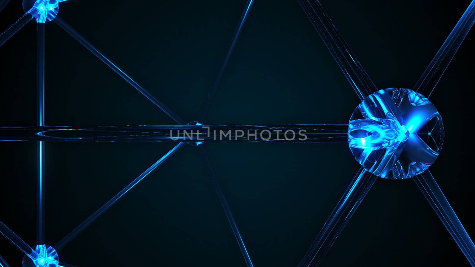 Abstract Molecular Structure. Technology backdrop. 3d rendered