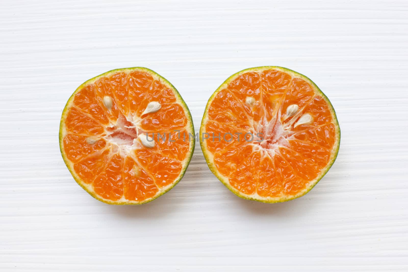 Fresh Orange  isolated on white background.