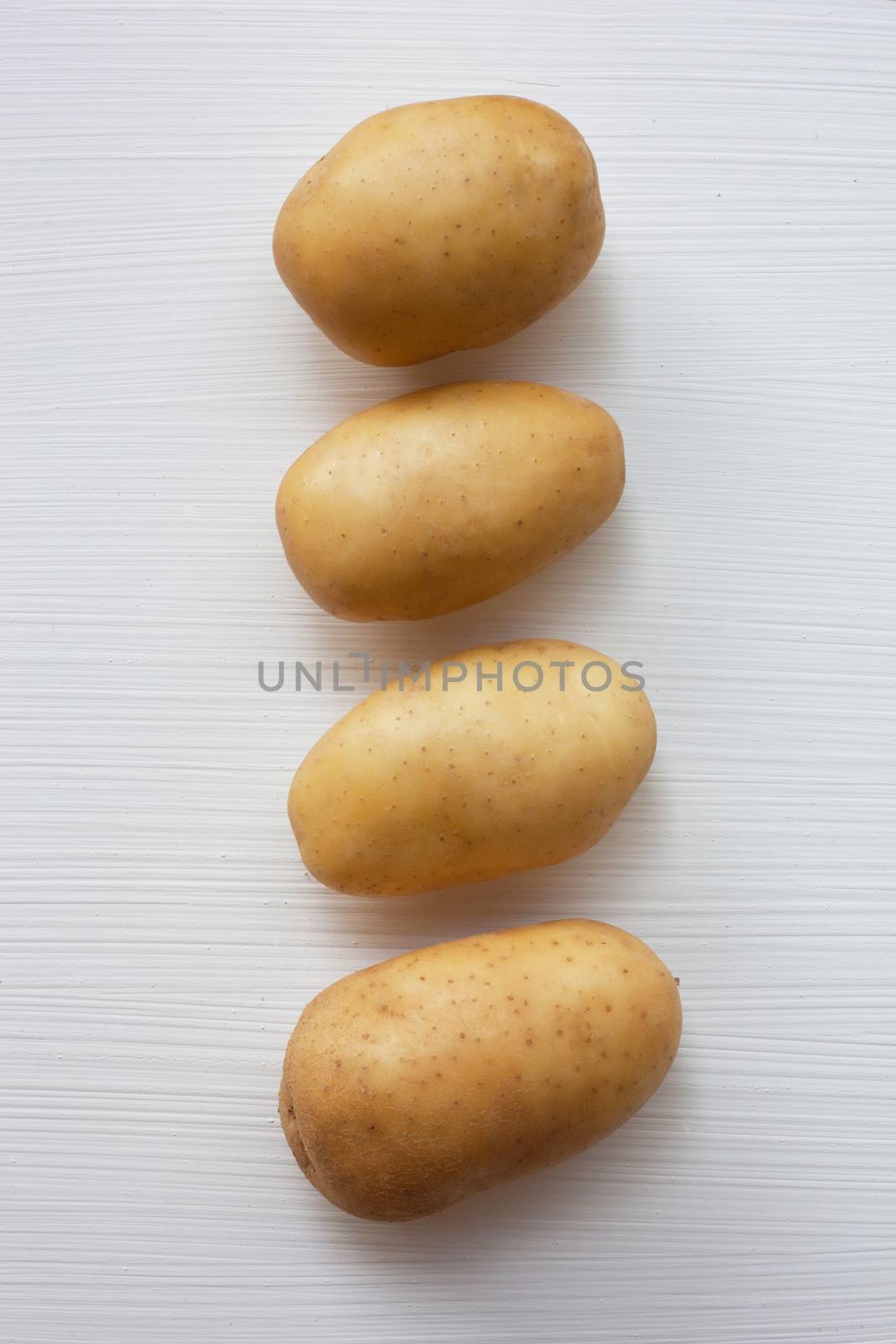 Potato Isolated on white.