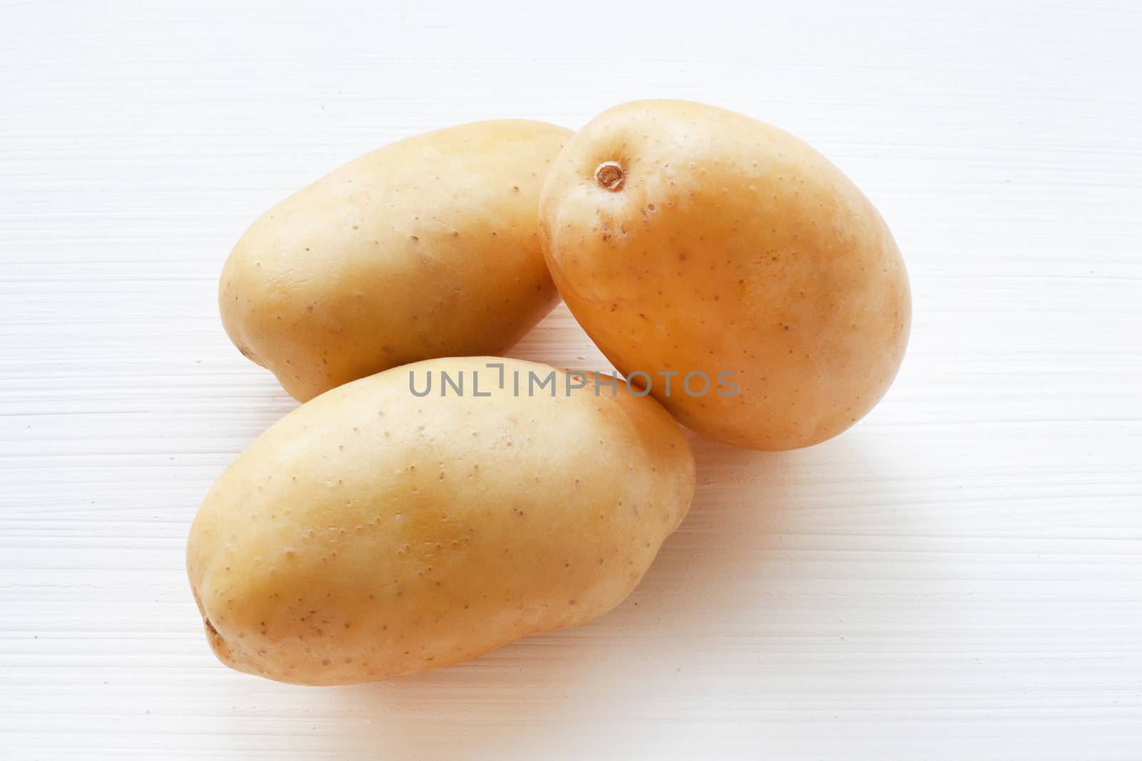 Potato Isolated on white.