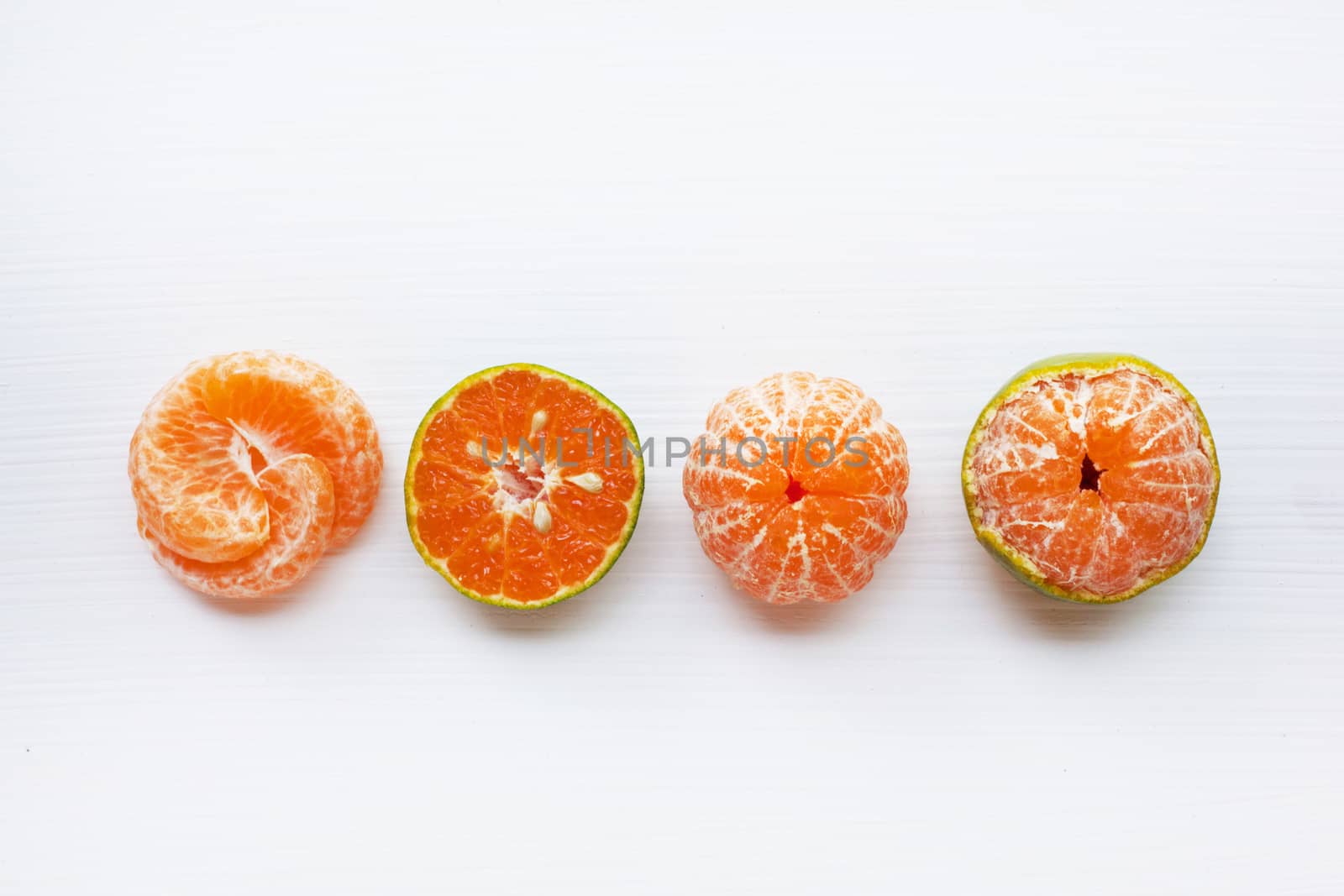 Fresh Orange  isolated on white background.