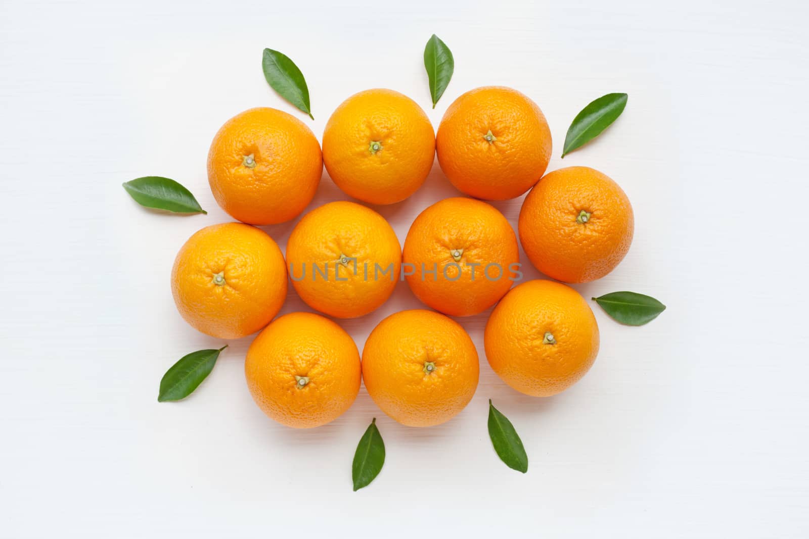Fresh orange citrus fruit isolated on white background.