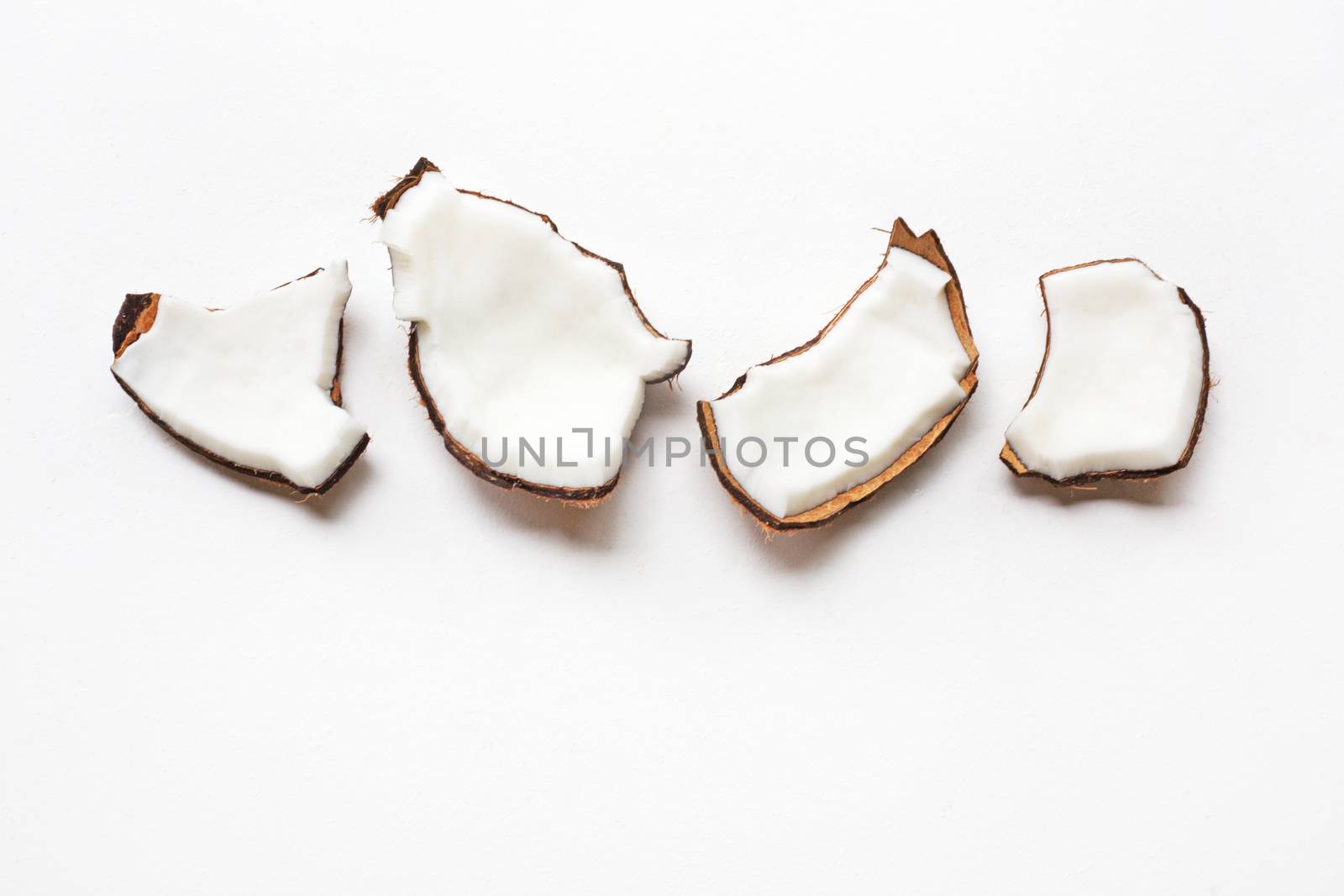 coconut on white
