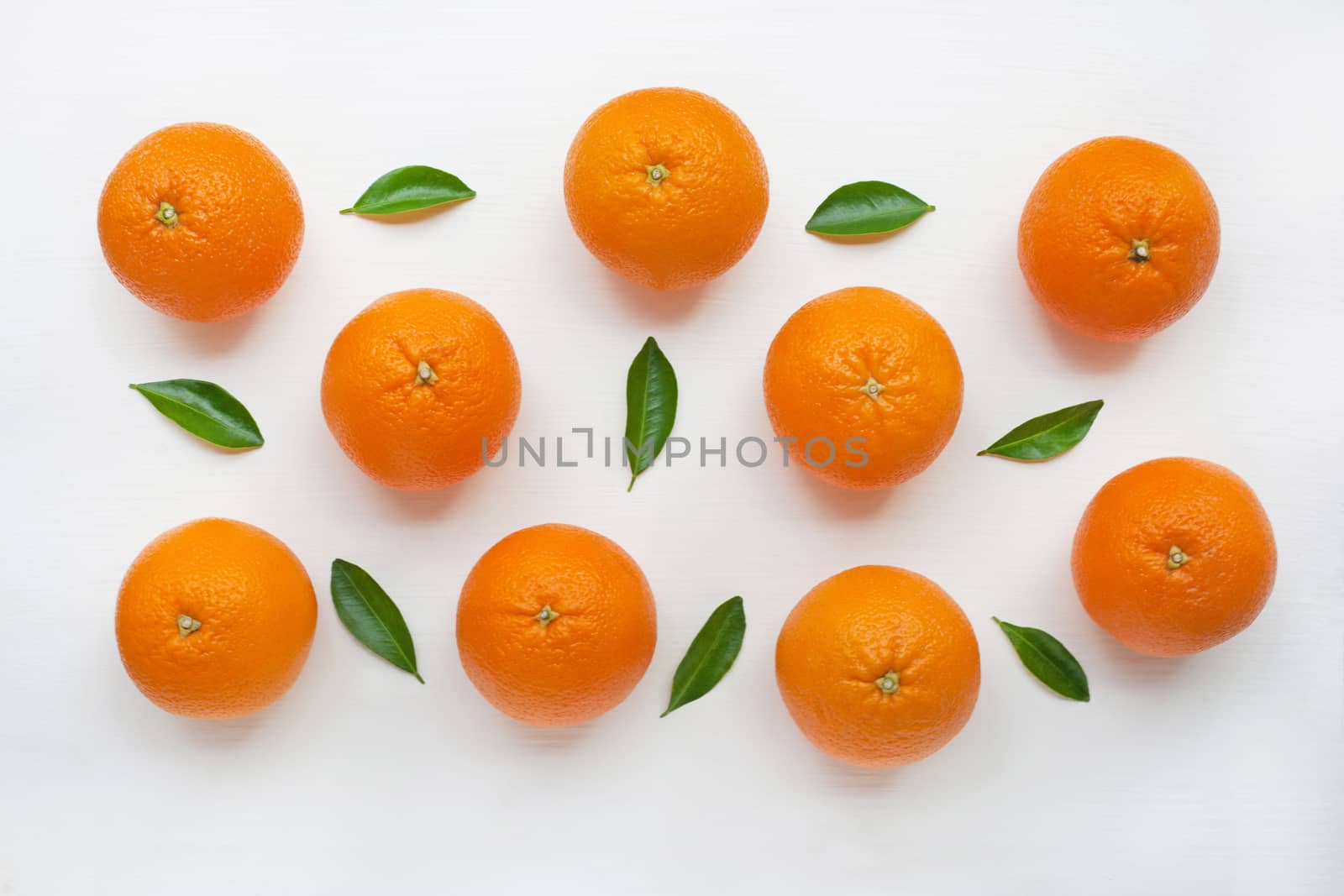Fresh orange citrus fruit isolated on white background.